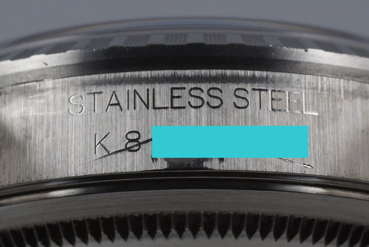 2001 Rolex DateJust 16220 Black Dial