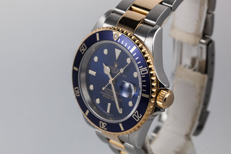 2003 Rolex 18K Two-Tone Submariner 16613 with Box and Papers