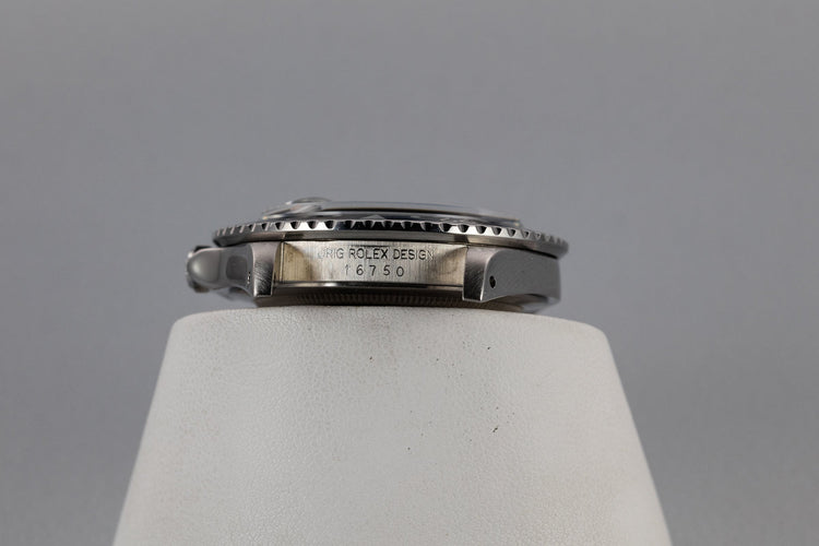 1986 Rolex GMT-Master 16750 with Black Bezel Insert