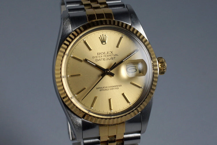 1987 Rolex Two Tone DateJust 16013