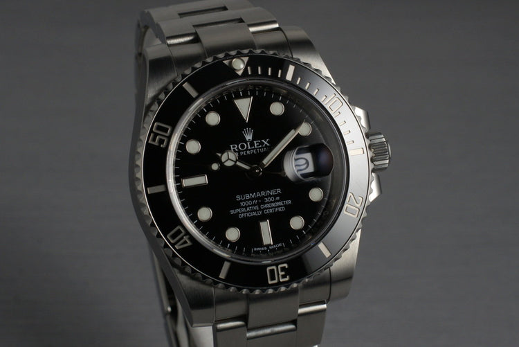 2010 Rolex Submariner 116610 with Box and Papers