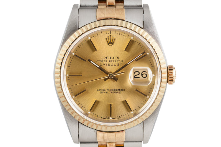 1995 Two-Tone Rolex Datejust 16233