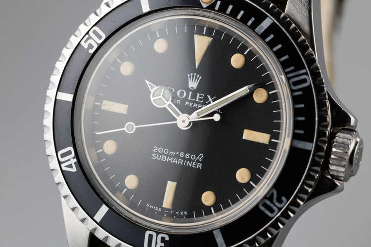 1967 Rolex Submariner 5513 with Meters First Dial