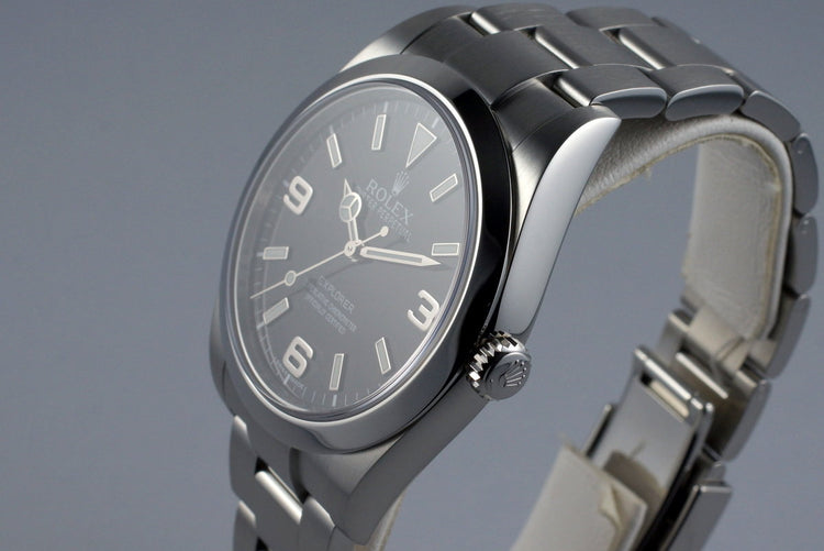 2012 Rolex Explorer 214270 with Box and Papers