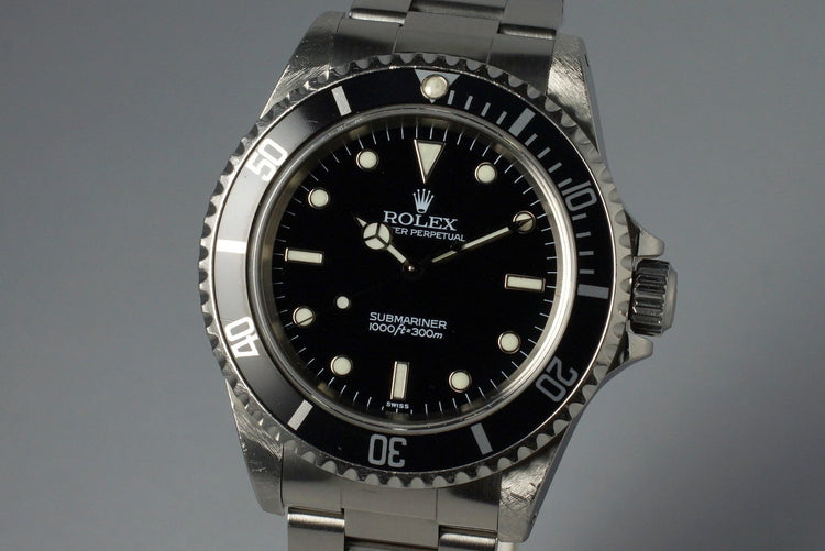 1997 Rolex Submariner 14060 with Box and Papers