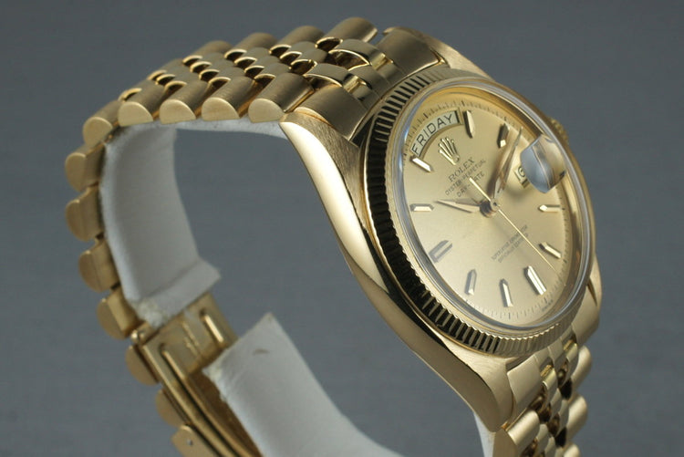 1958 Rolex 18K Day-Date 6611B with Service Papers