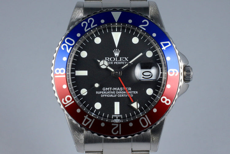 1960 Rolex GMT 1675 PCG Service Dial with Box