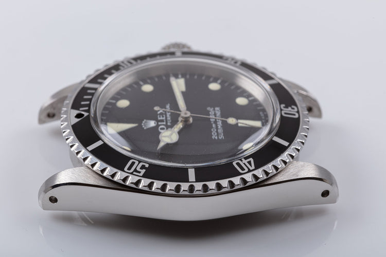 1967 Rolex Submariner Meters First Dial with Creamy "Day Glow" Lume