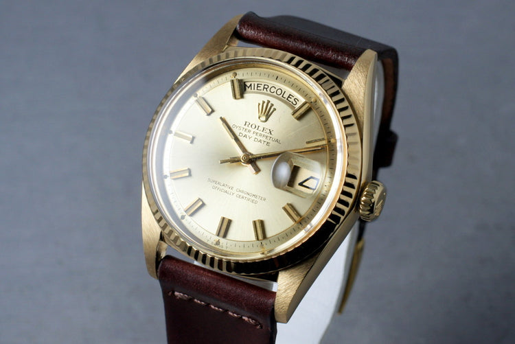 1966 Rolex 18K YG President 1803 “Fat Boy”