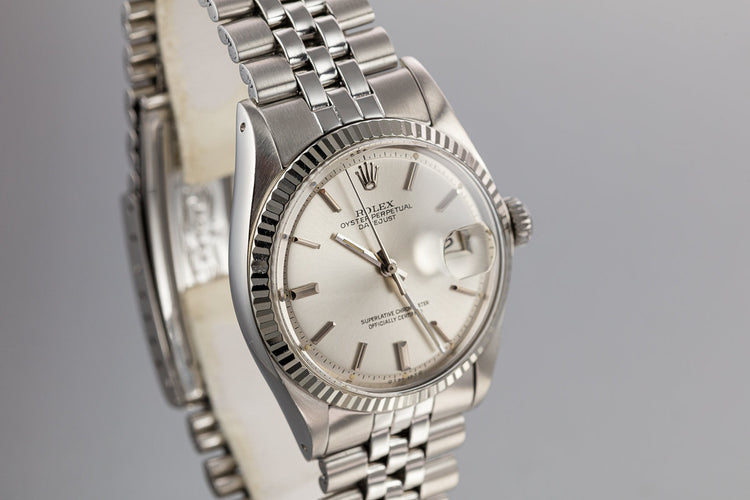 1973 Rolex DateJust 1601 Silver Sigma Dial