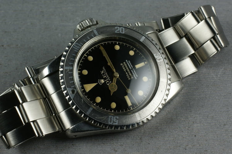 Rolex Submariner 5512 PCG with beautiful 4 line 2 color chapter ring