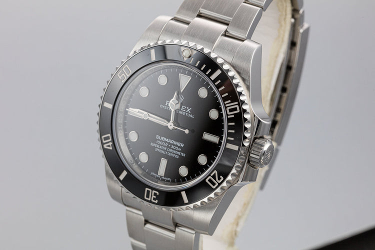 2017 Rolex Submariner 114060 with Box and Papers