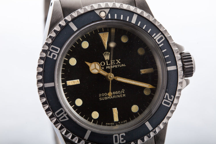 1964 Rolex Submariner 5513 Gilt Dial with Box and Papers