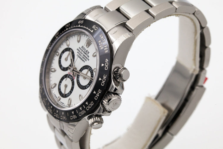 2017 Rolex Ceramic Daytona 116500LN White Dial with Box and Papers MINT