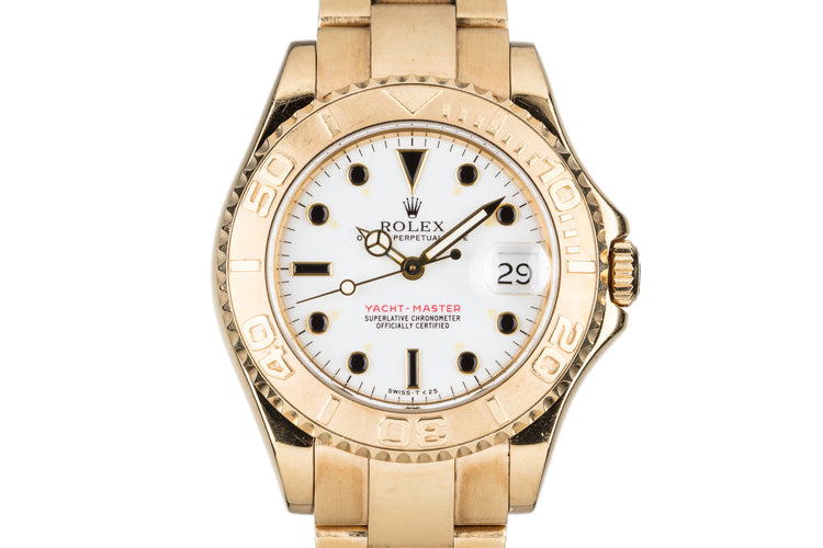 1997 Rolex 18K Midsize Yacht-Master 68628