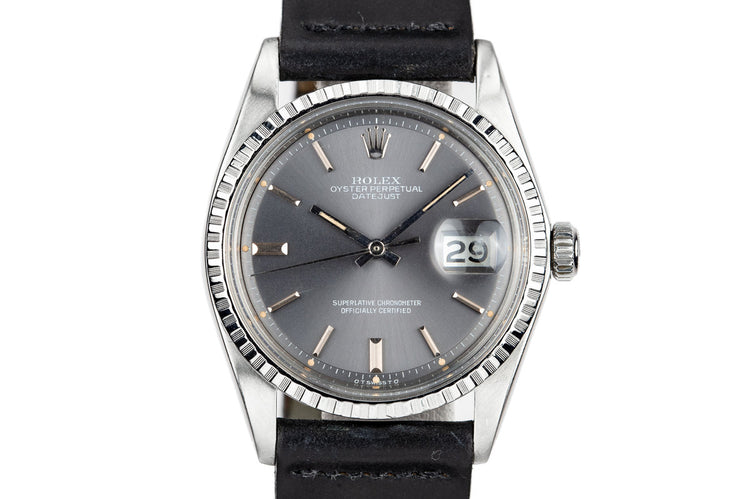 1972 Rolex Datejust 1603 with Grey Sigma Dial with Box and Papers