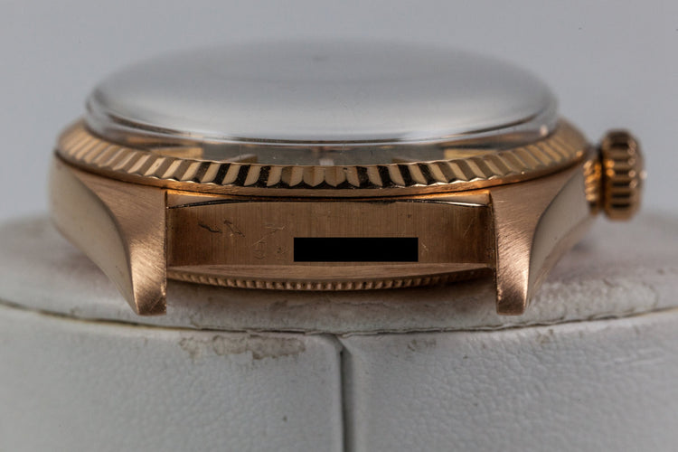 1977 Rolex 18K Rose Gold Datejust 1601 with Magic Space Boy Infinity Dial