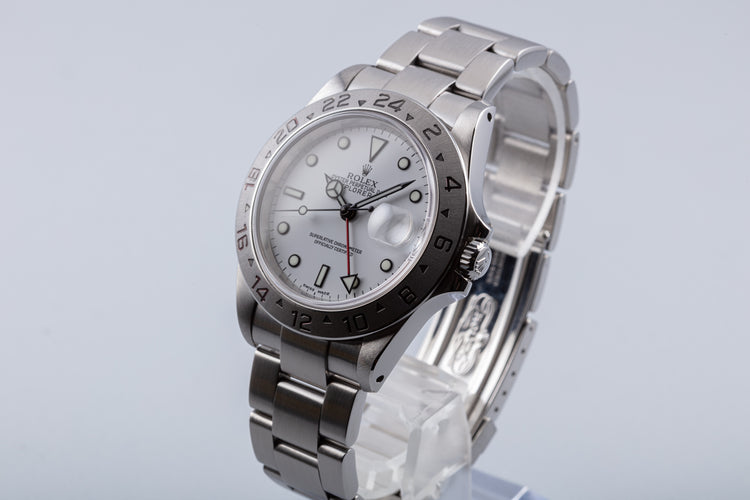 2000 Rolex Explorer II 16570 Polar Dial