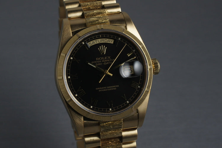 1987 Rolex Bark Day Date 18078