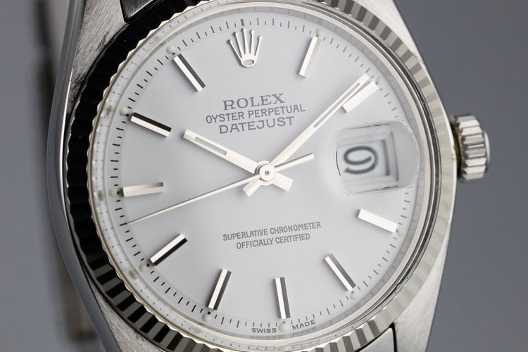1972 Rolex DateJust 1601 with White Dial