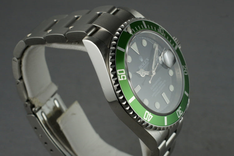 2007 Rolex Submariner 16610V with Box and Papers