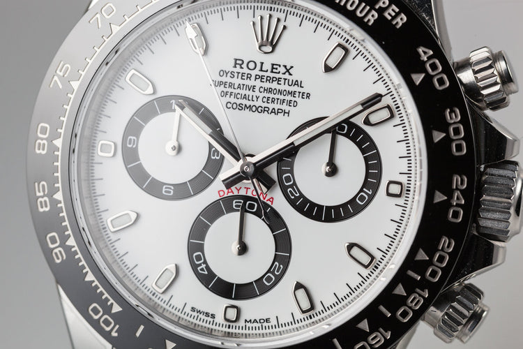 2017 Rolex Daytona 116500LN White Dial with Box and Papers MINT