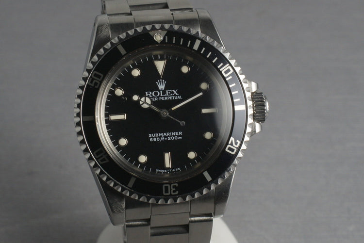 Rolex Submariner 5513 with WG surrounds