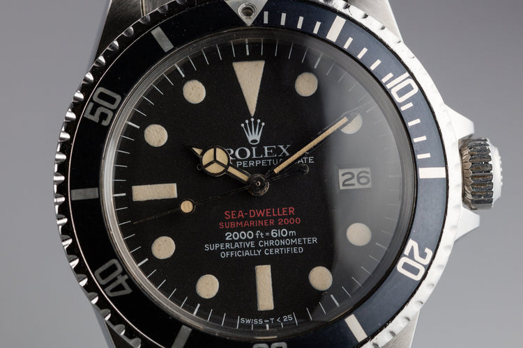 1978 Rolex Double Red Sea-Dweller 1665 with MK IV Dial