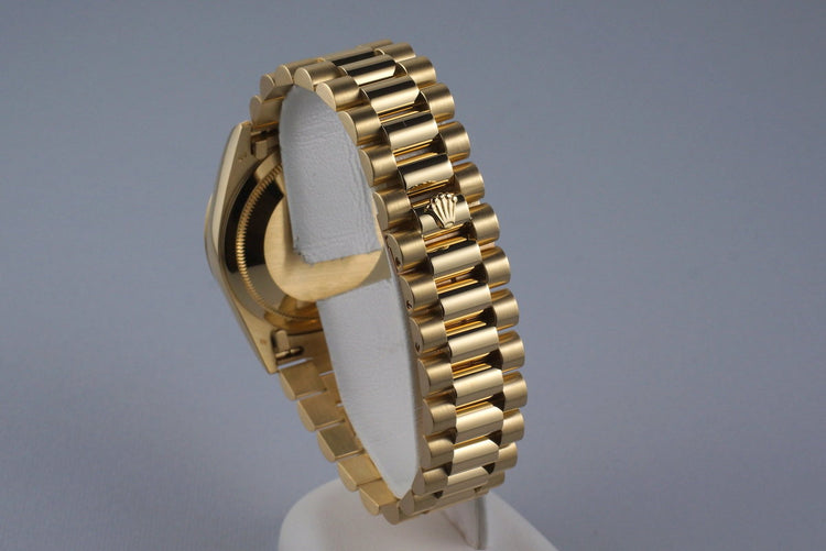 1989 Rolex YG Day-Date 18238 Champagne Dial with RSC Papers