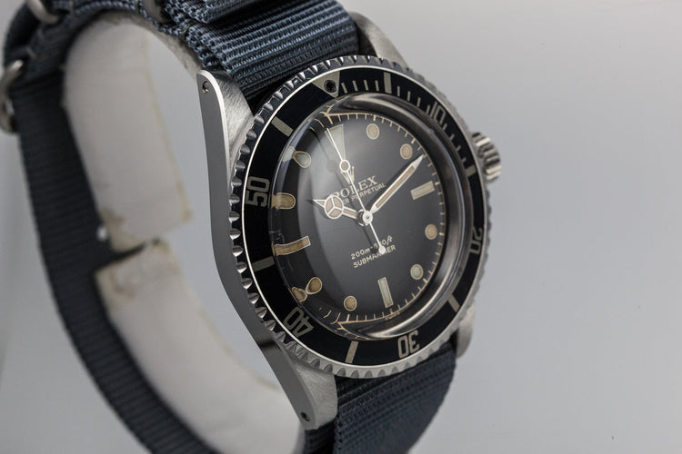 1962 Rolex Submariner 5512 PCG with Gilt Glossy Chapter Ring Dial