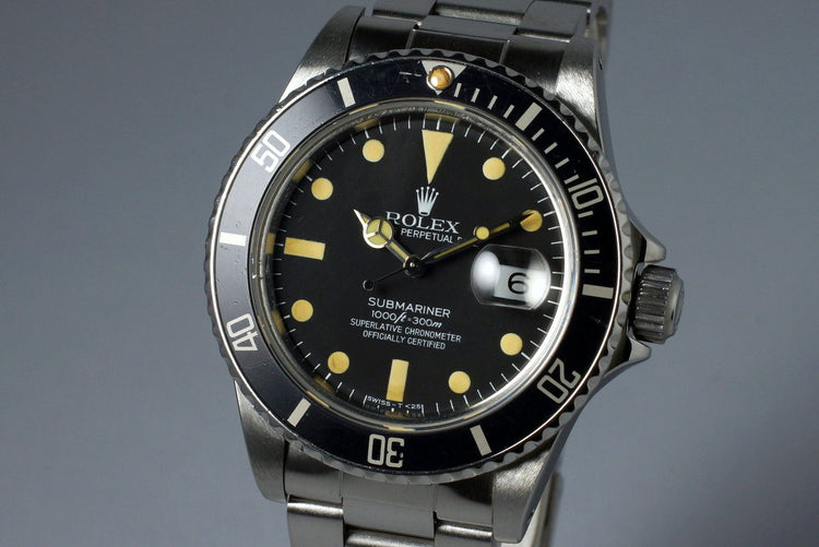 1983 Rolex Submariner 16800 with RSC Papers