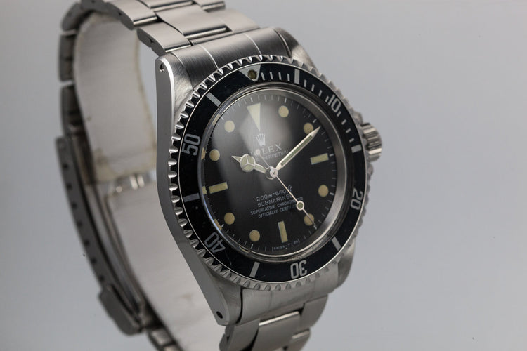1967 Rolex Submariner 5512 with Meters First Dial