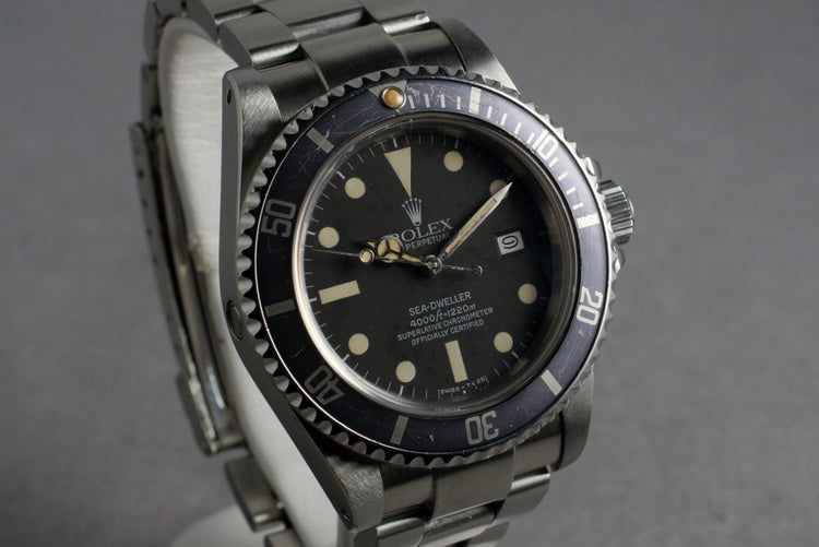 1984 Rolex Sea Dweller 16660 with Service Papers