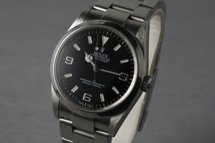 2000 Rolex Explorer 114270 with Box and Papers