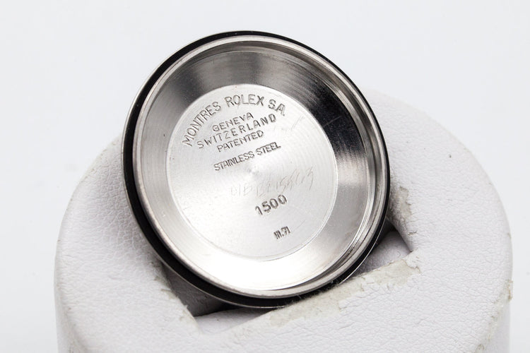 1971 Rolex Air King Date 5700 Silver Linen Dial