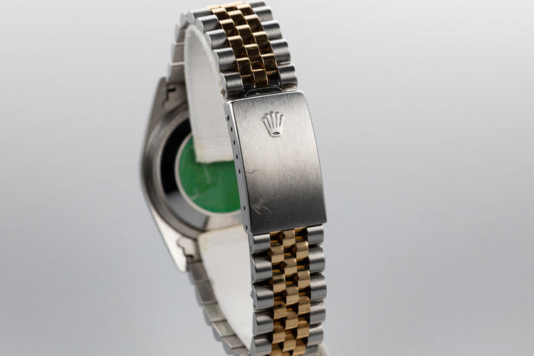 1995 Rolex Two Tone DateJust 16233 White Roman Dial with Box and Papers