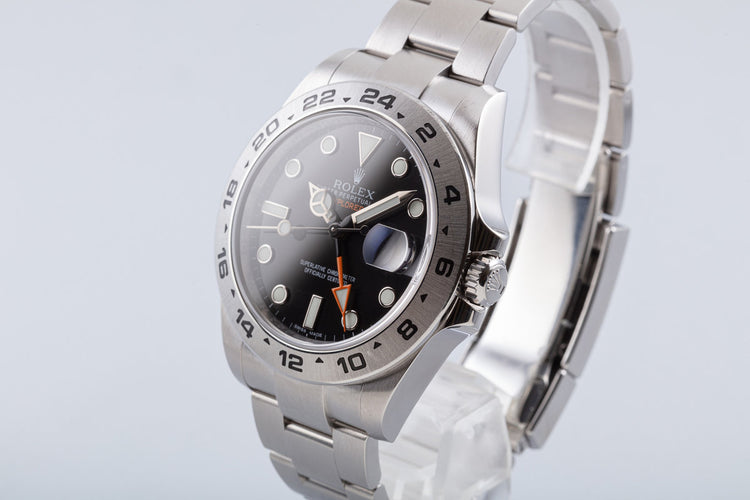 2017 Rolex Explorer II 216570 with Box & Card