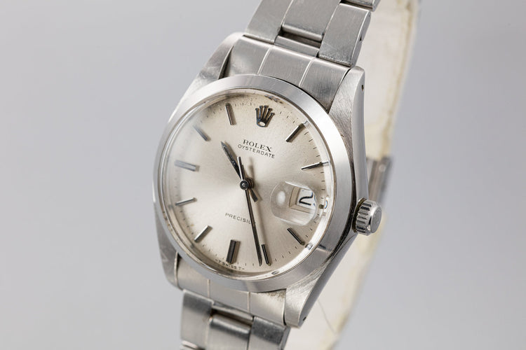 1973 Rolex OysterDate 6694 Silver Dial