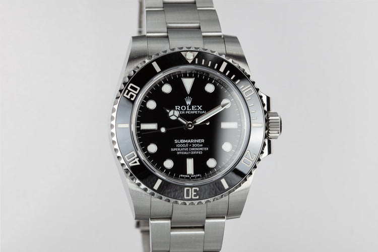 2018 Rolex Ceramic Submariner 114060 with Box and Papers