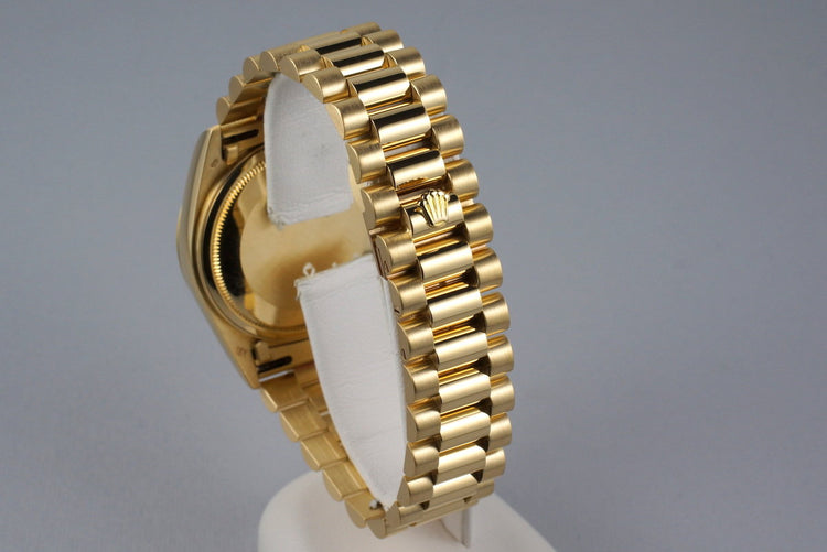 1985 Rolex YG Day Date 18038 with Papers