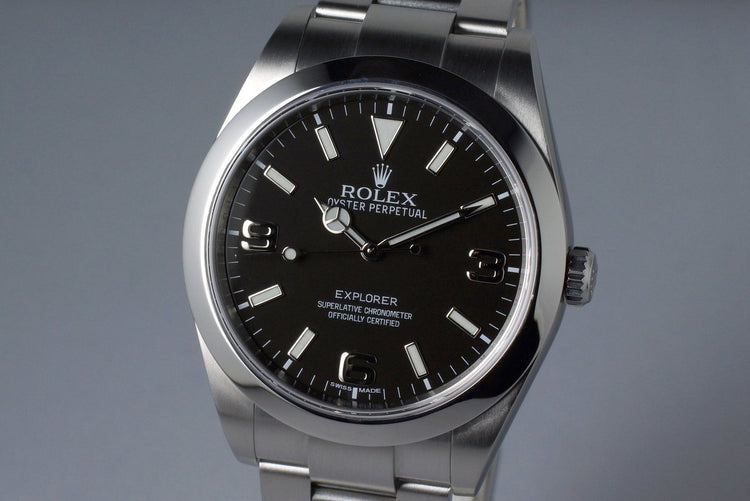 2015 Rolex Explorer 214270 with Box and Papers