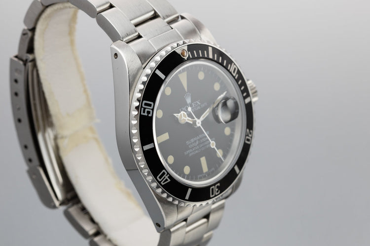 1983 Rolex Submariner 16800 Matte Dial