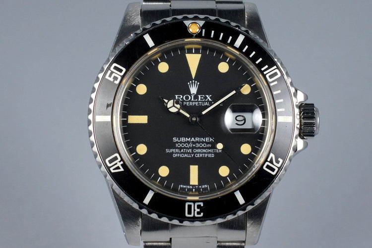 1981 Rolex Submariner 16800