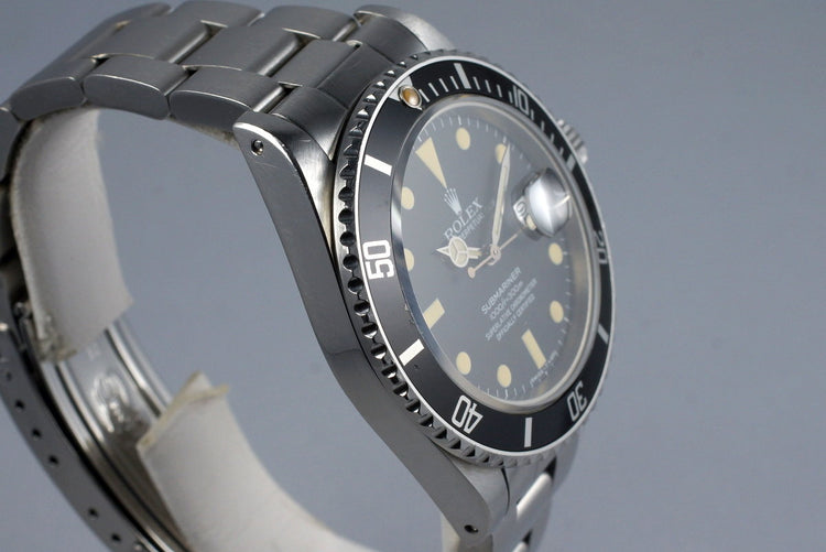 1981 Rolex Submariner 16800 RSC Papers