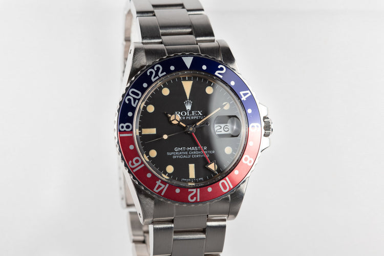 1981 Rolex GMT-Master 16750 "Pepsi" with Box and Papers