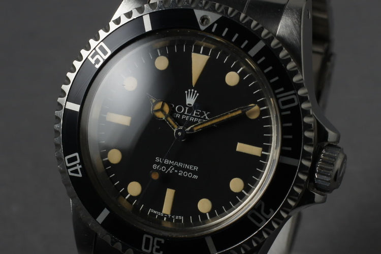 1979 Rolex Submariner 5513 with Creamy Maxi Mark 3 dial