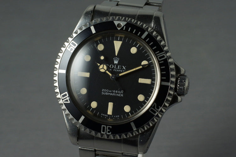 1968 Rolex Submariner 5513 Meters First