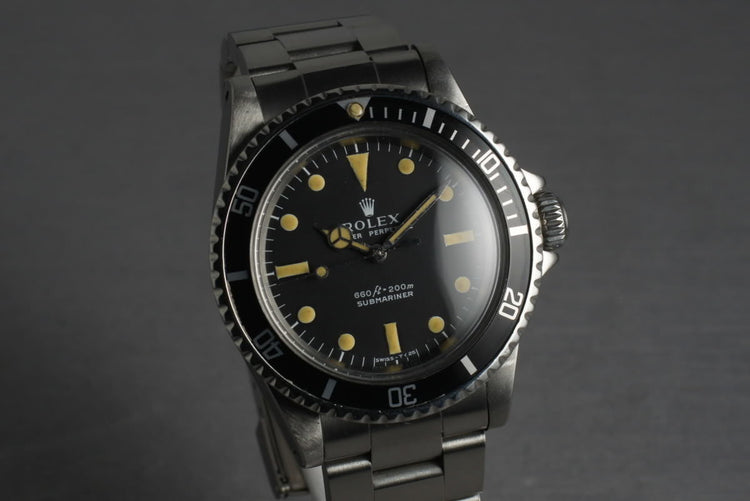1975 Rolex Submariner 5513 with Box and Papers
