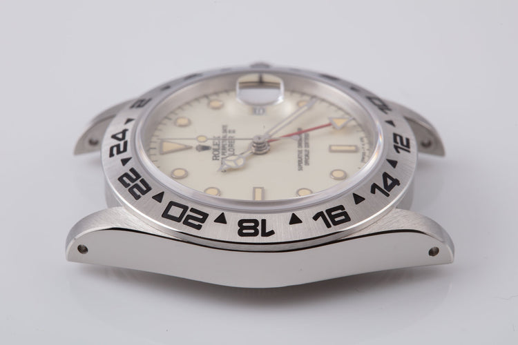 1984 Rolex Explorer II 16550 Cream Rail Dial