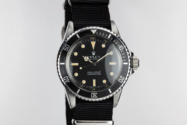 1967 Rolex Submariner 5513 Meters First Dial